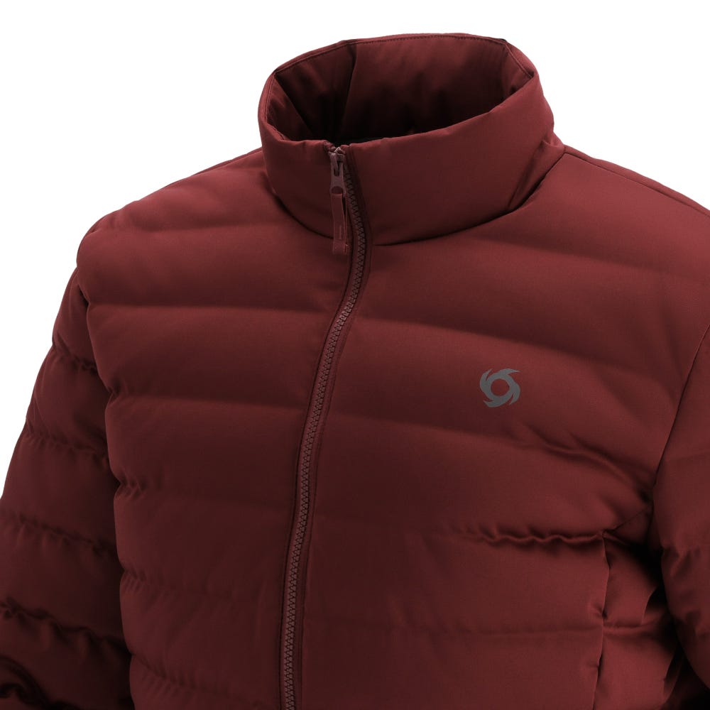 Chaqueta Pluma Amorak Doite Burdeo