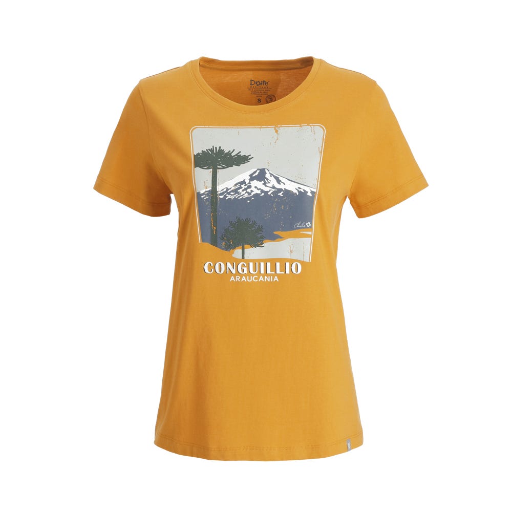 Polera Doite Conguillio Mostaza