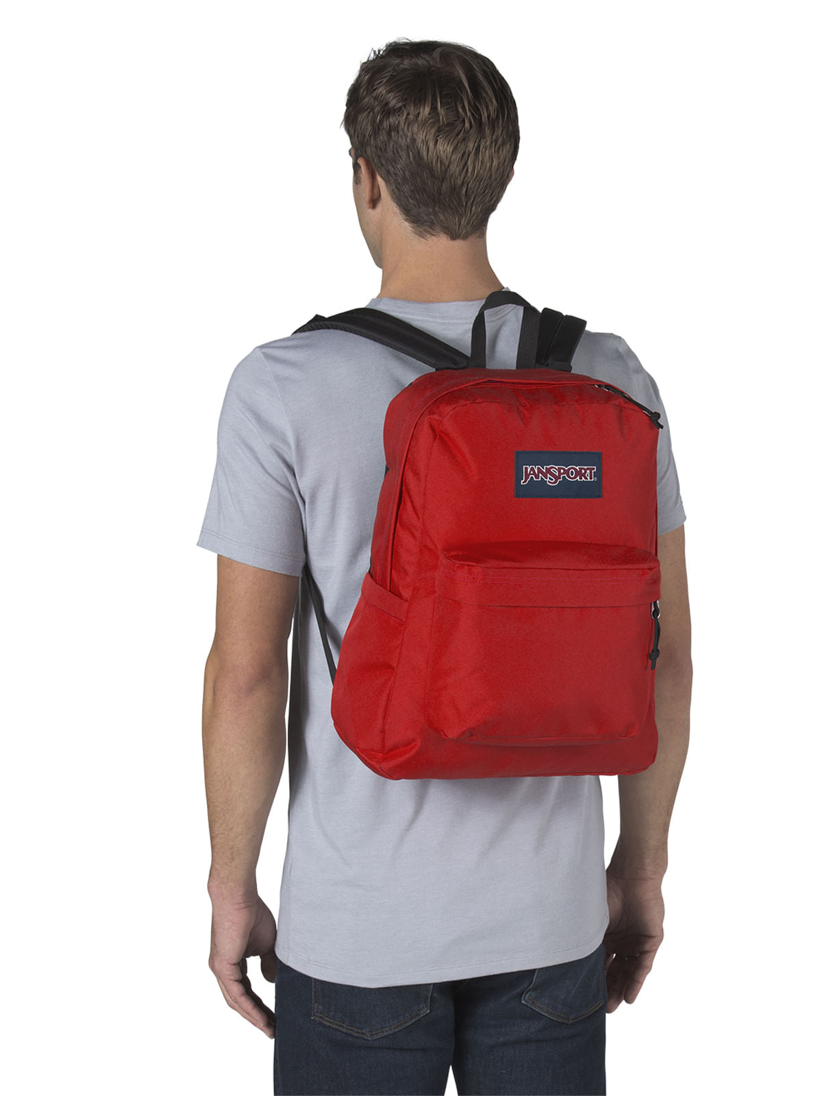 Mochila Superbreak Jansport Rojo