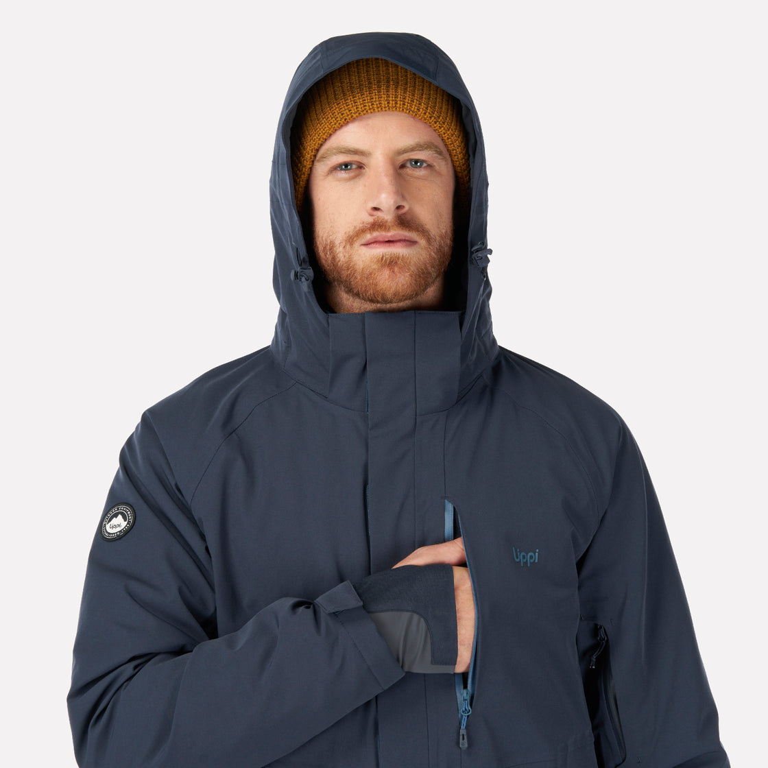 Chaqueta Lippi Andes B-Dry Hoody Jacket Azul