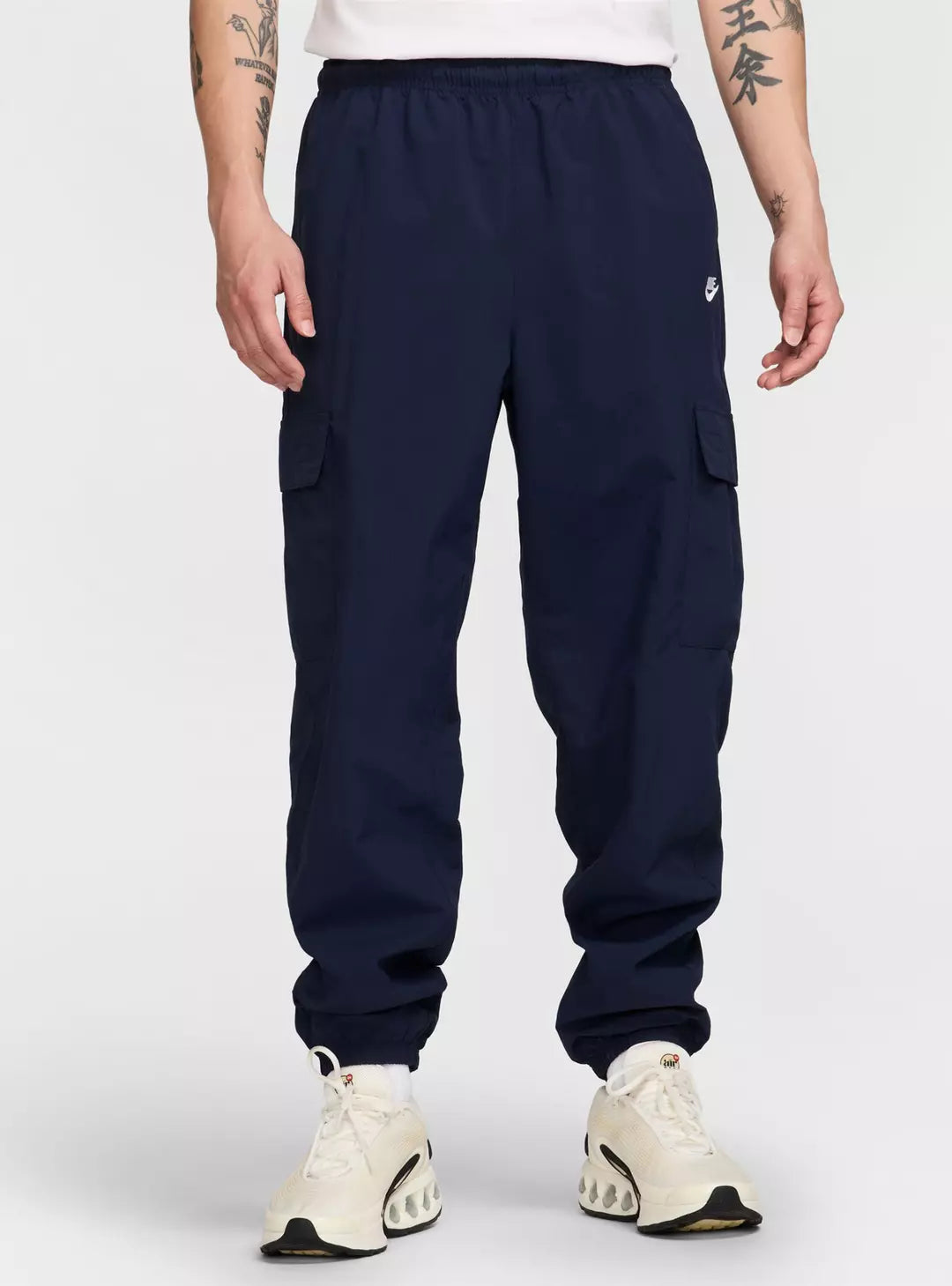 Pantalon Buzo Club Cargo Tejido Woven Nike Azul