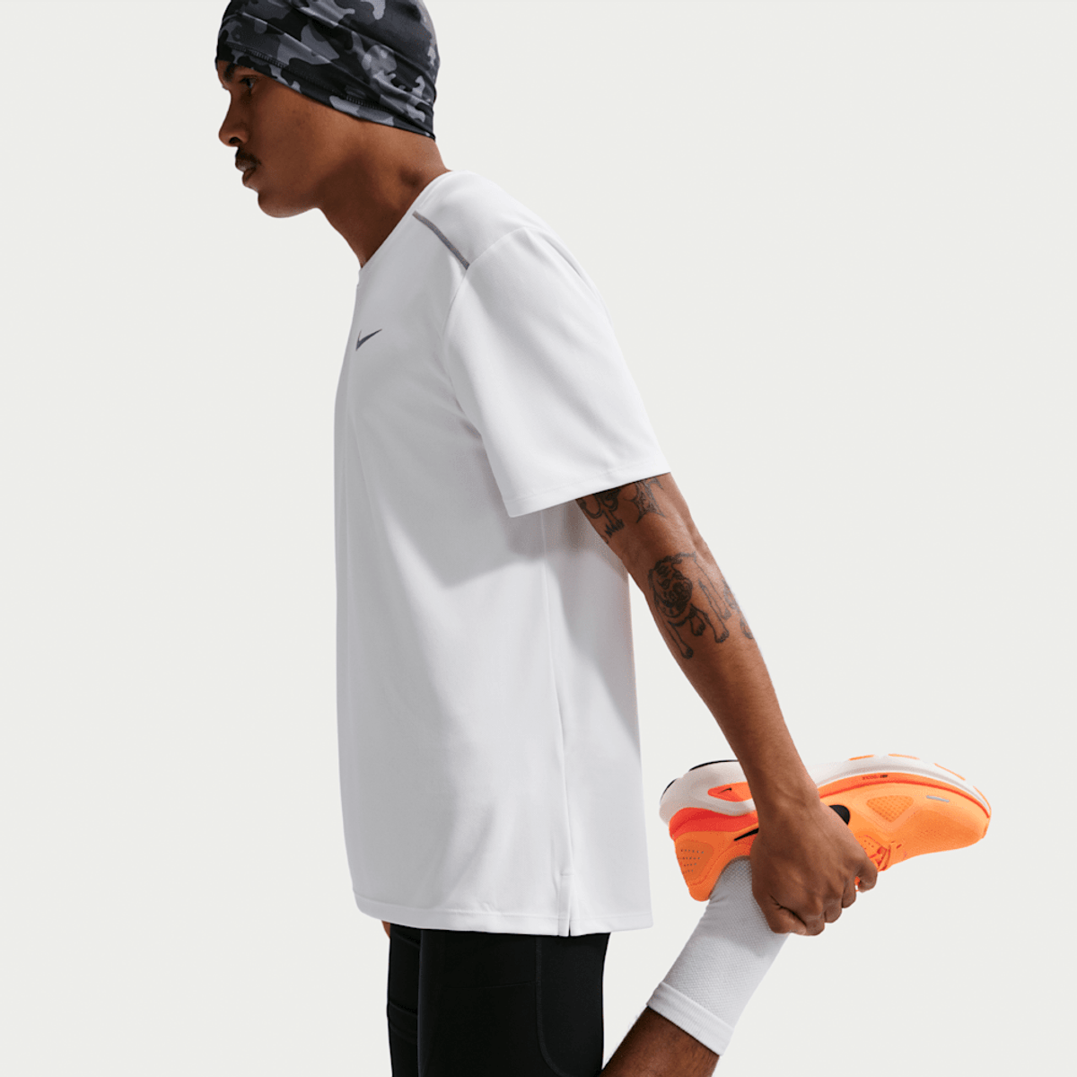Polera Miler Nike Blanco