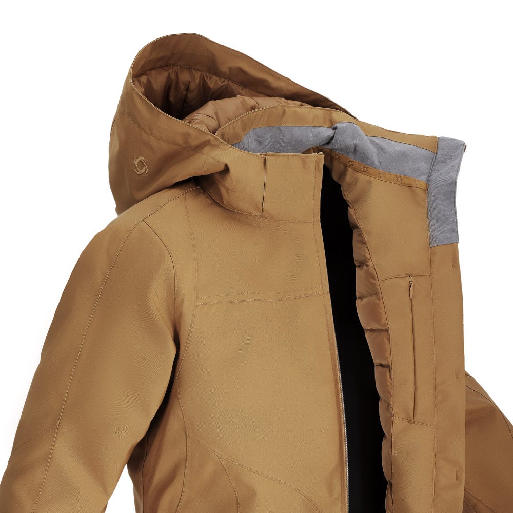 Parka Termica Vertex Doite Café Claro