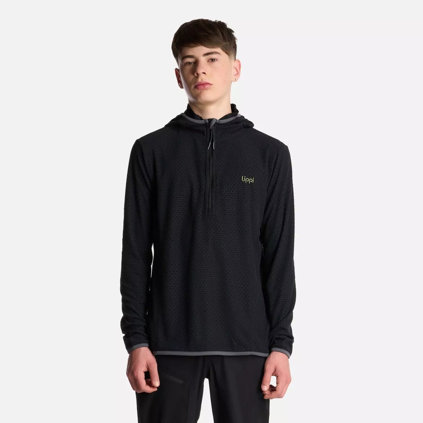 Poleron Teen Boy Mild Nano-F 14 Zip Hoody Lippi Negro