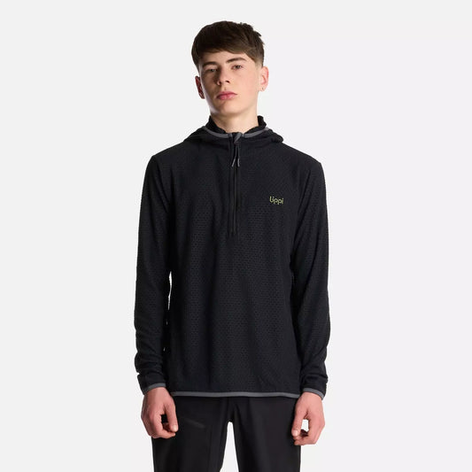 Poleron Teen Boy Mild Nano-F 14 Zip Hoody Lippi Negro