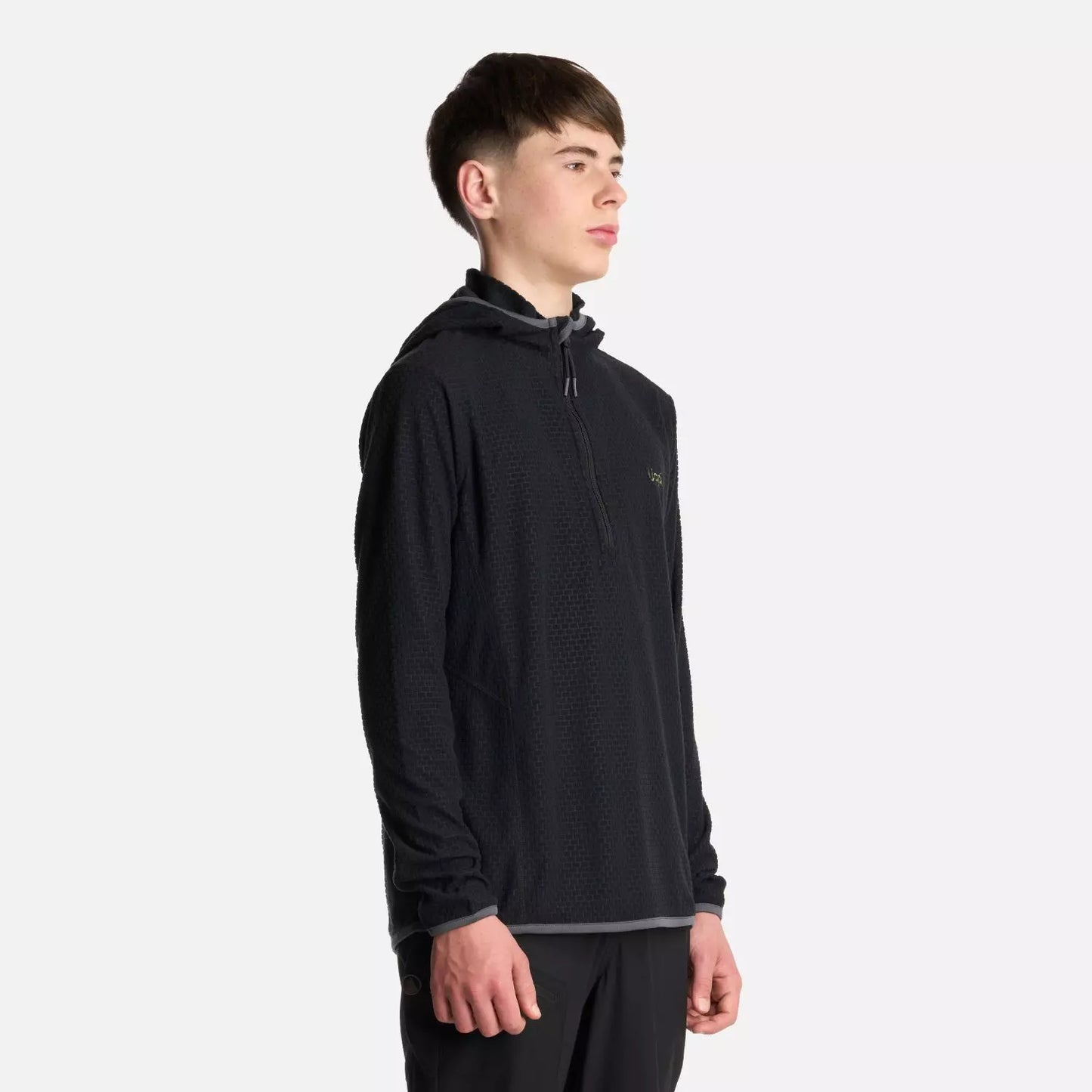 Poleron Teen Boy Mild Nano-F 14 Zip Hoody Lippi Negro
