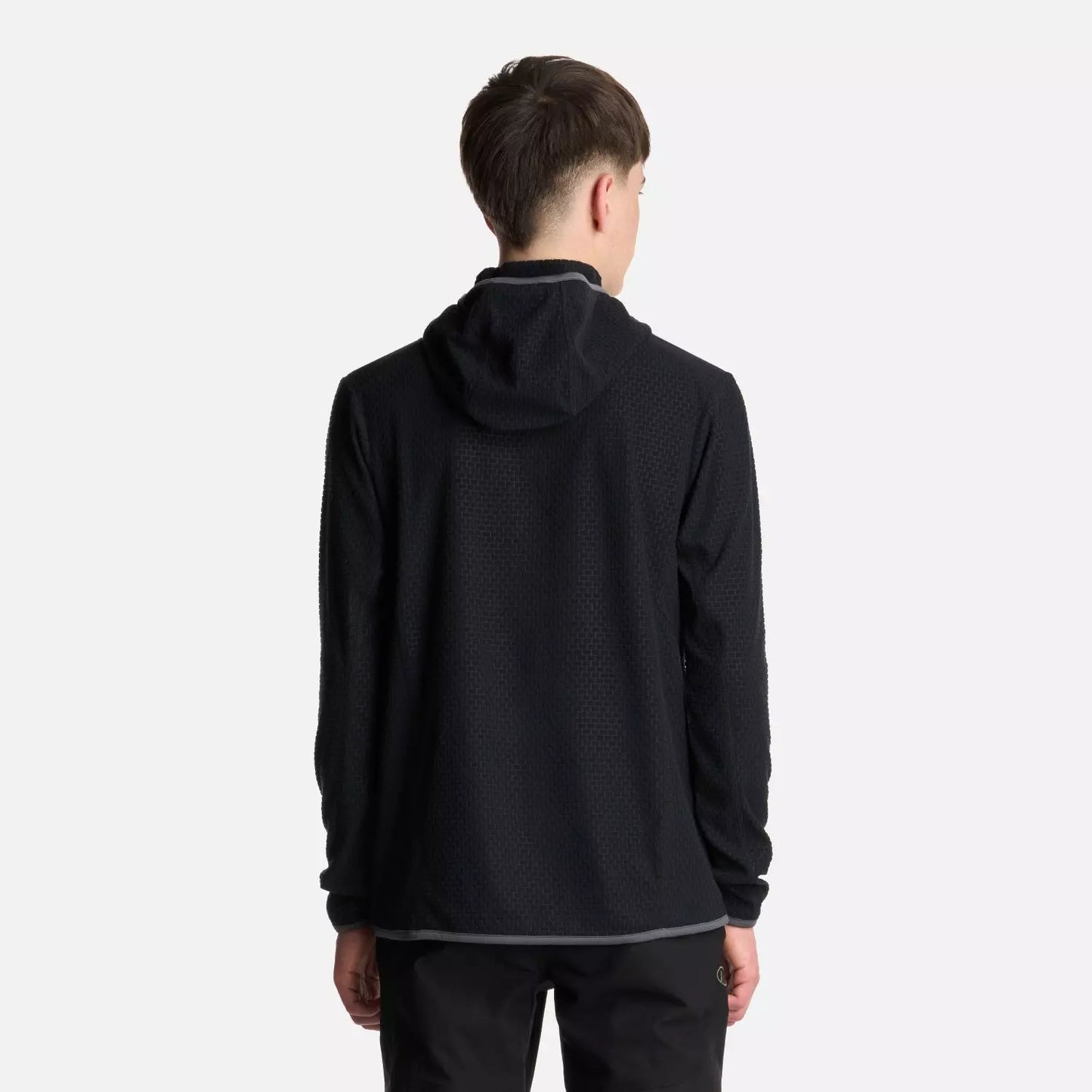 Poleron Teen Boy Mild Nano-F 14 Zip Hoody Lippi Negro