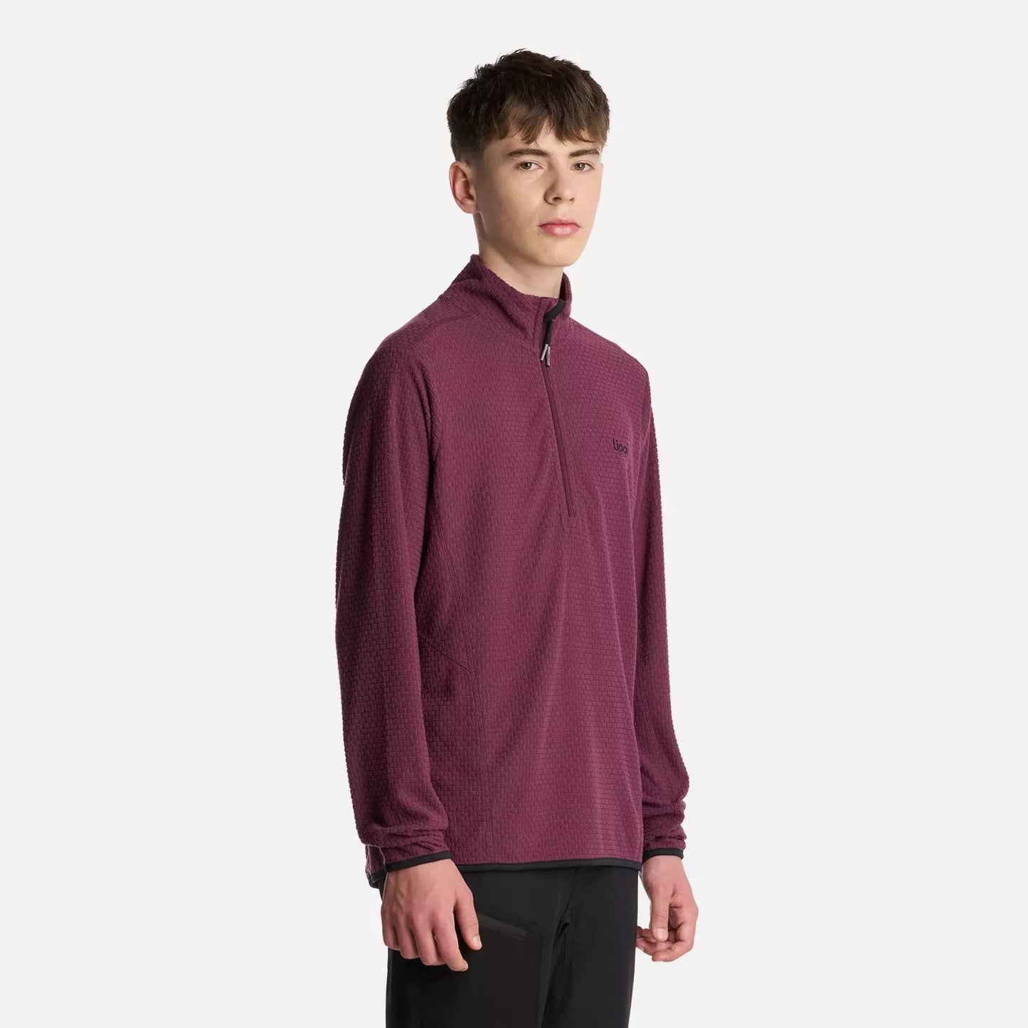 Poleron Teen Boy Mild Nano-F 14 Zip Lippi Burdeo