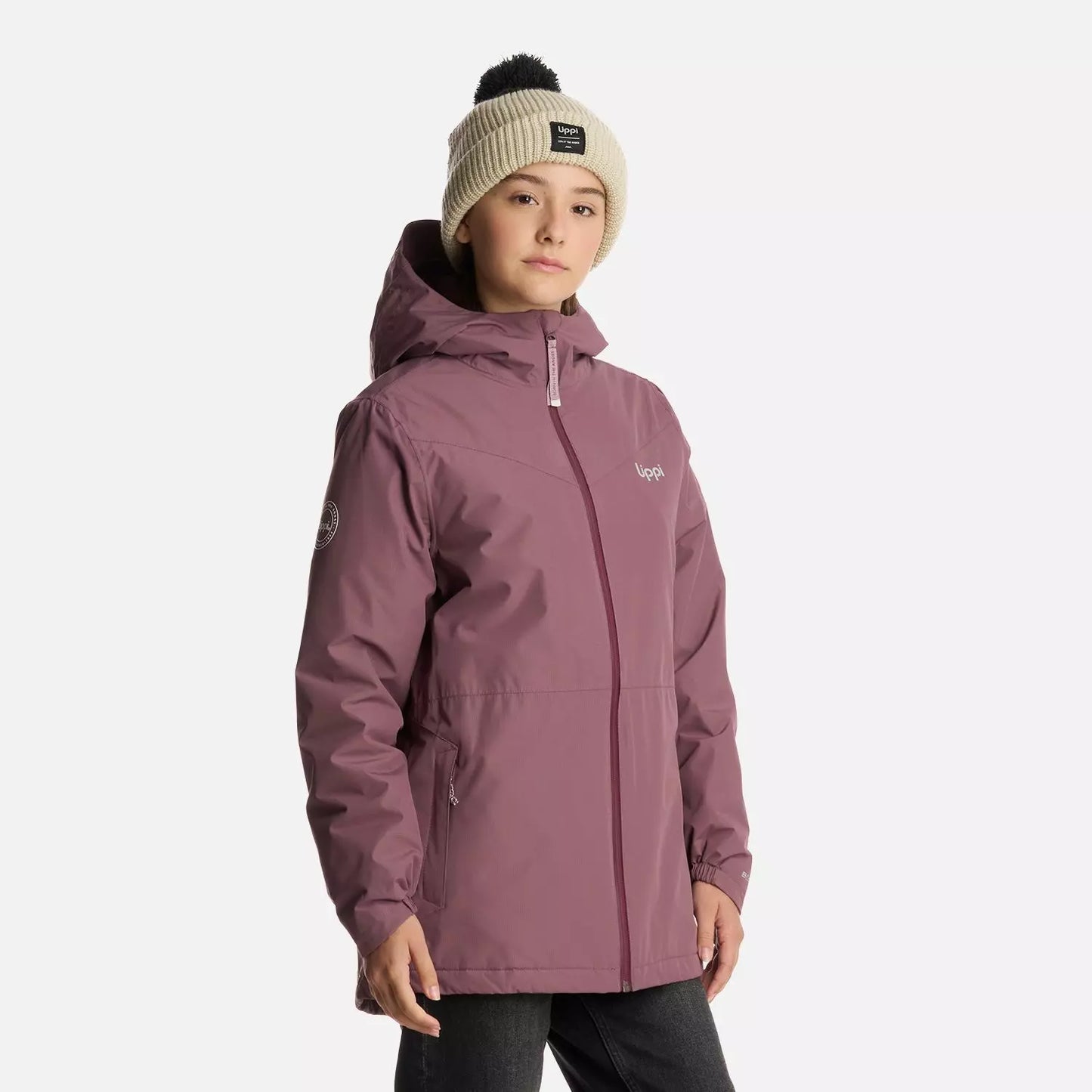 Parka Teen Girl Cold Place B-Dry Hoody Lippi Violeta