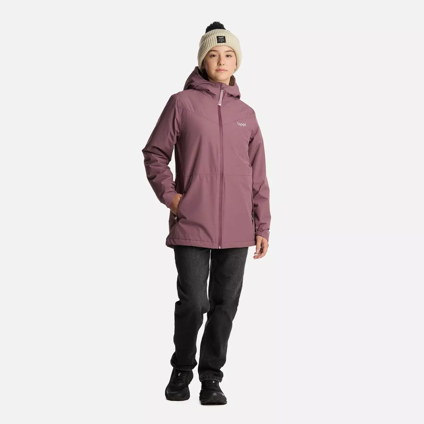 Parka Teen Girl Cold Place B-Dry Hoody Lippi Violeta