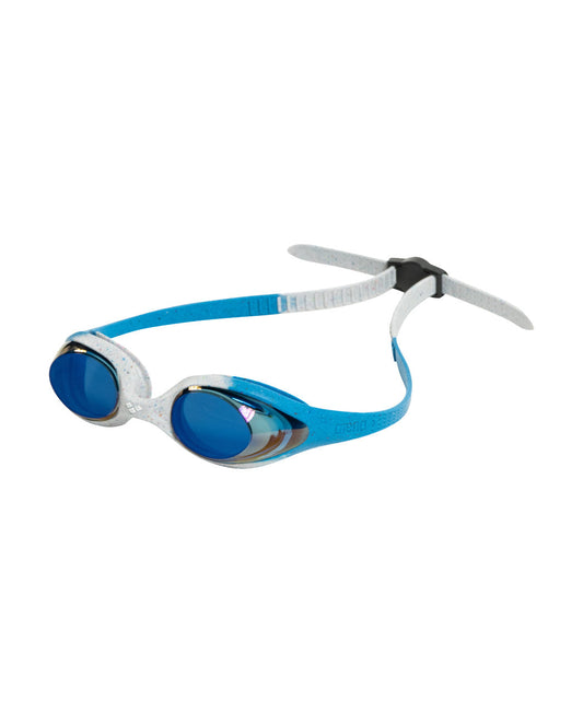 Lentes de Natación para niños Arena Spider Junior Mirror - R Celeste