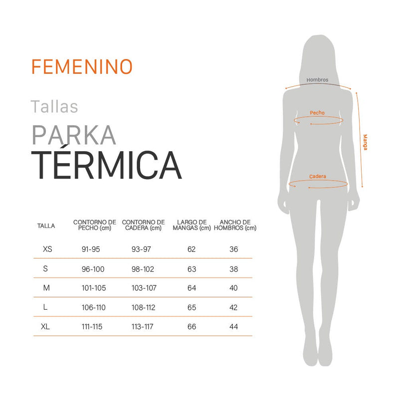 Parka Termica Vertex Doite Negro