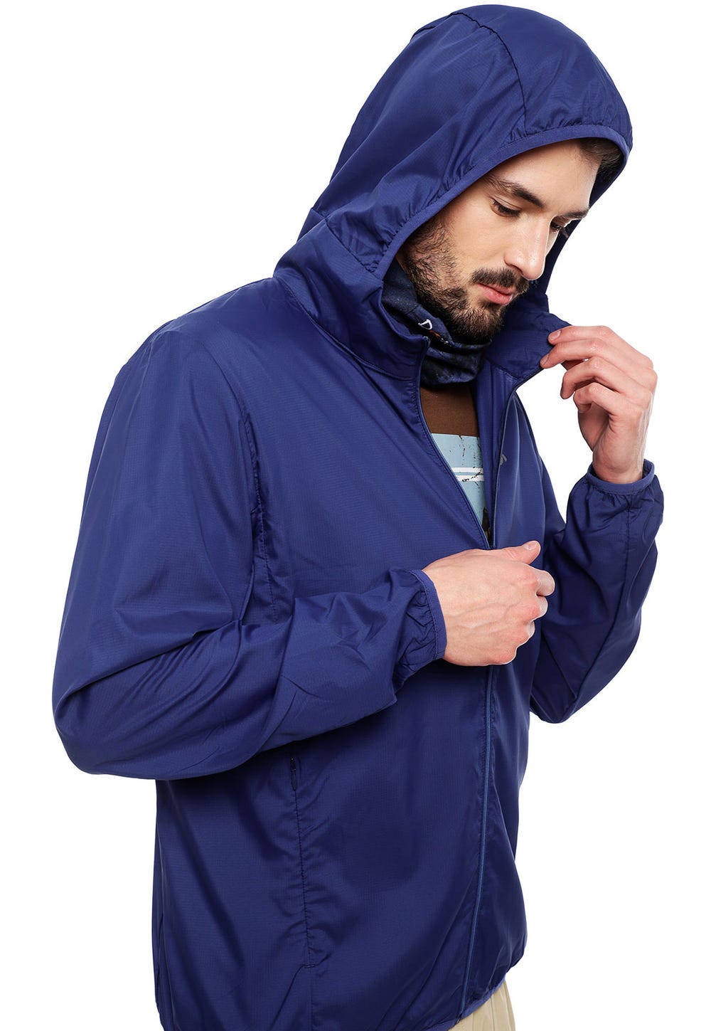 Chaqueta Doite Hoodie Air Jkt Azul