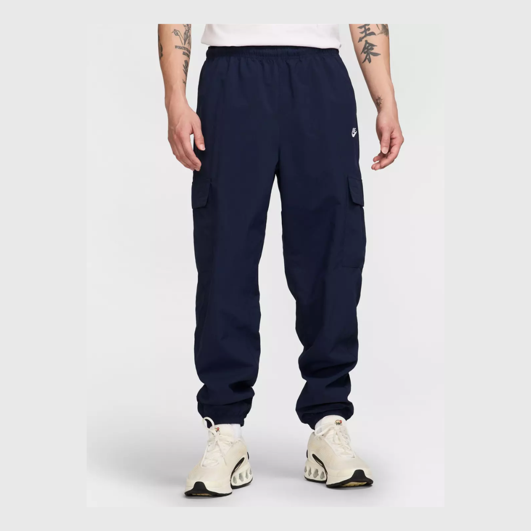 Pantalon Buzo Club Cargo Tejido Woven Nike Azul