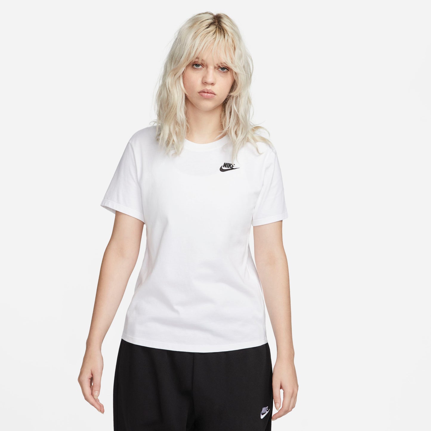 Polera Sportswear Club Nike Blanco