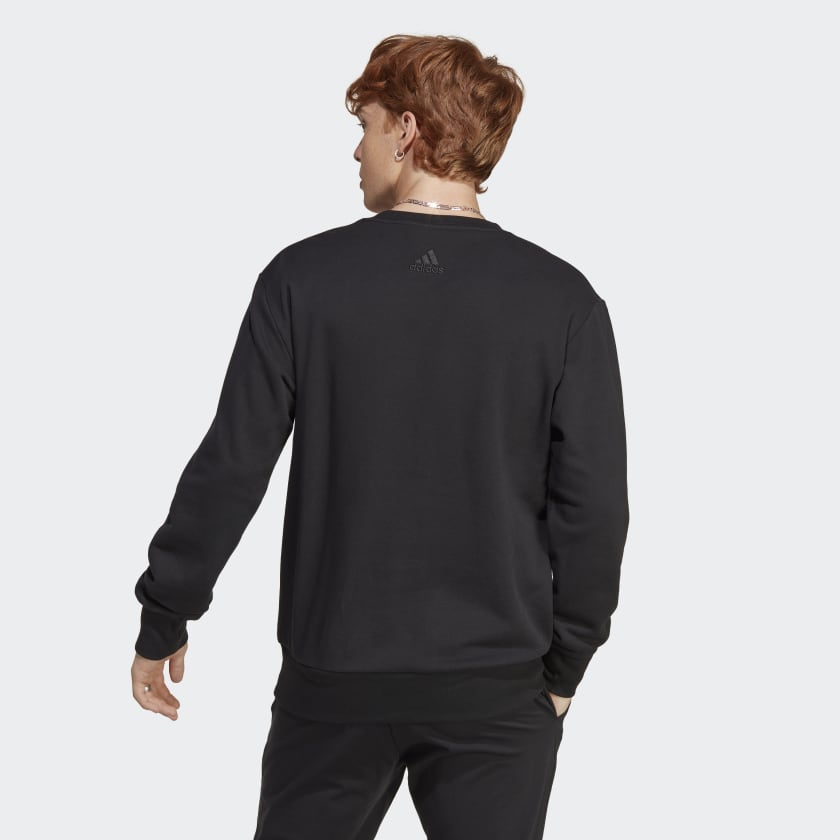 Poleron negro adidas new arrivals hombre