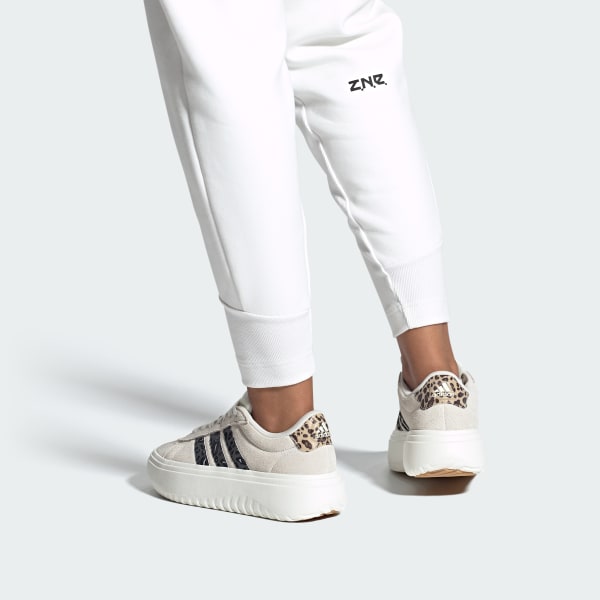 Zapatillas Adidas Grand Court Platforma Beige