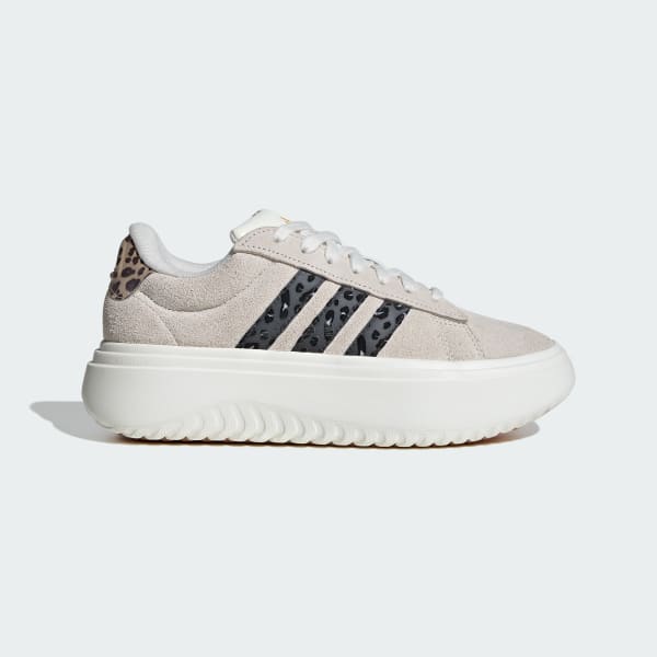 Zapatillas Adidas Grand Court Platforma Beige