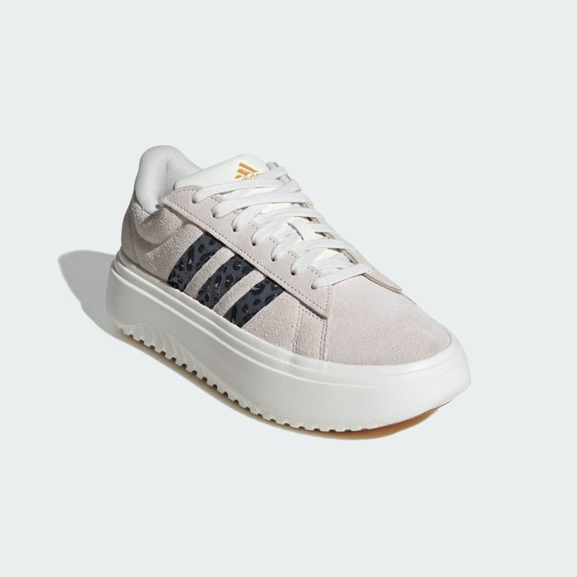 Zapatillas Adidas Grand Court Platforma Beige