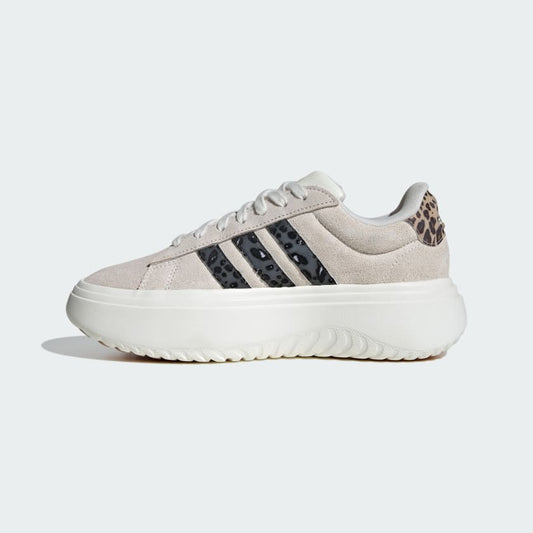Zapatillas Adidas Grand Court Platforma Beige