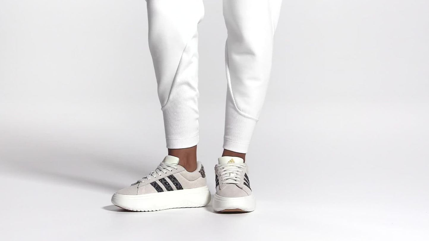 Zapatillas Adidas Grand Court Platforma Beige