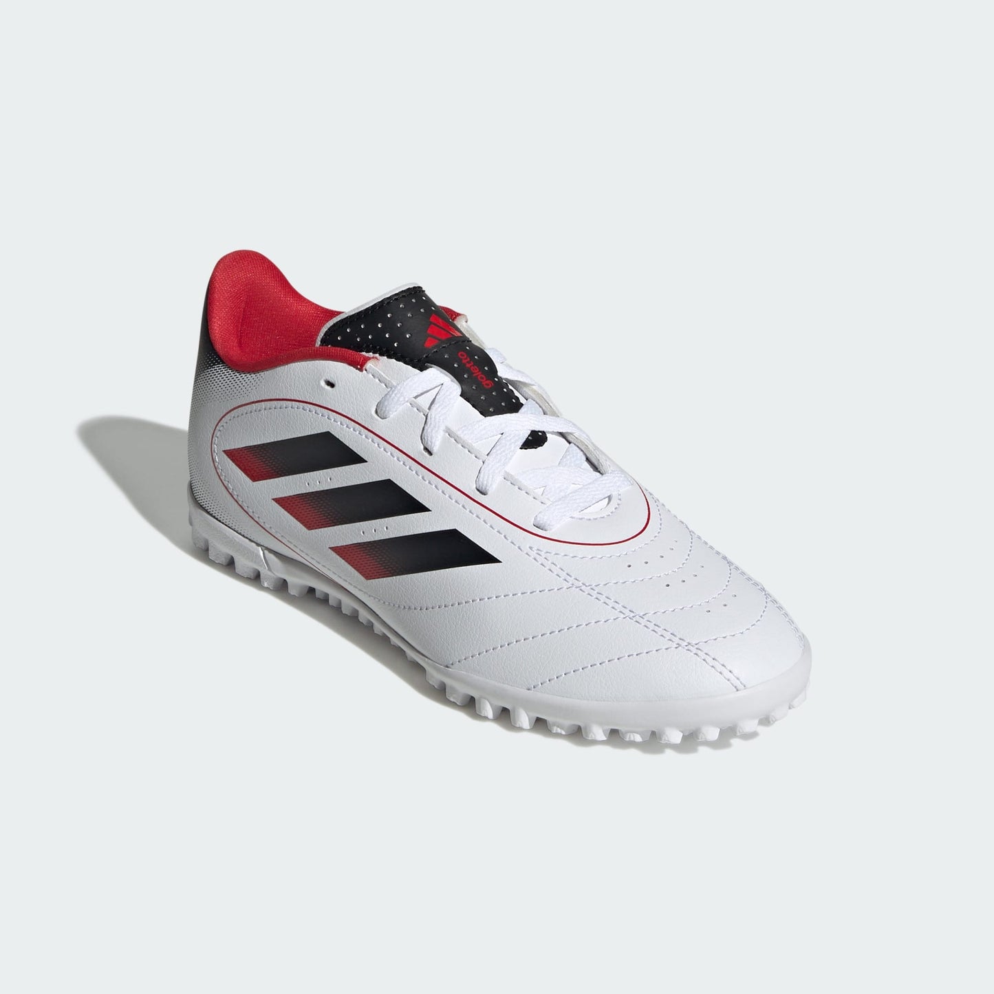 Zapatos de Fúbol Goletto IX Césped Artificial Niños Adidas Blanco
