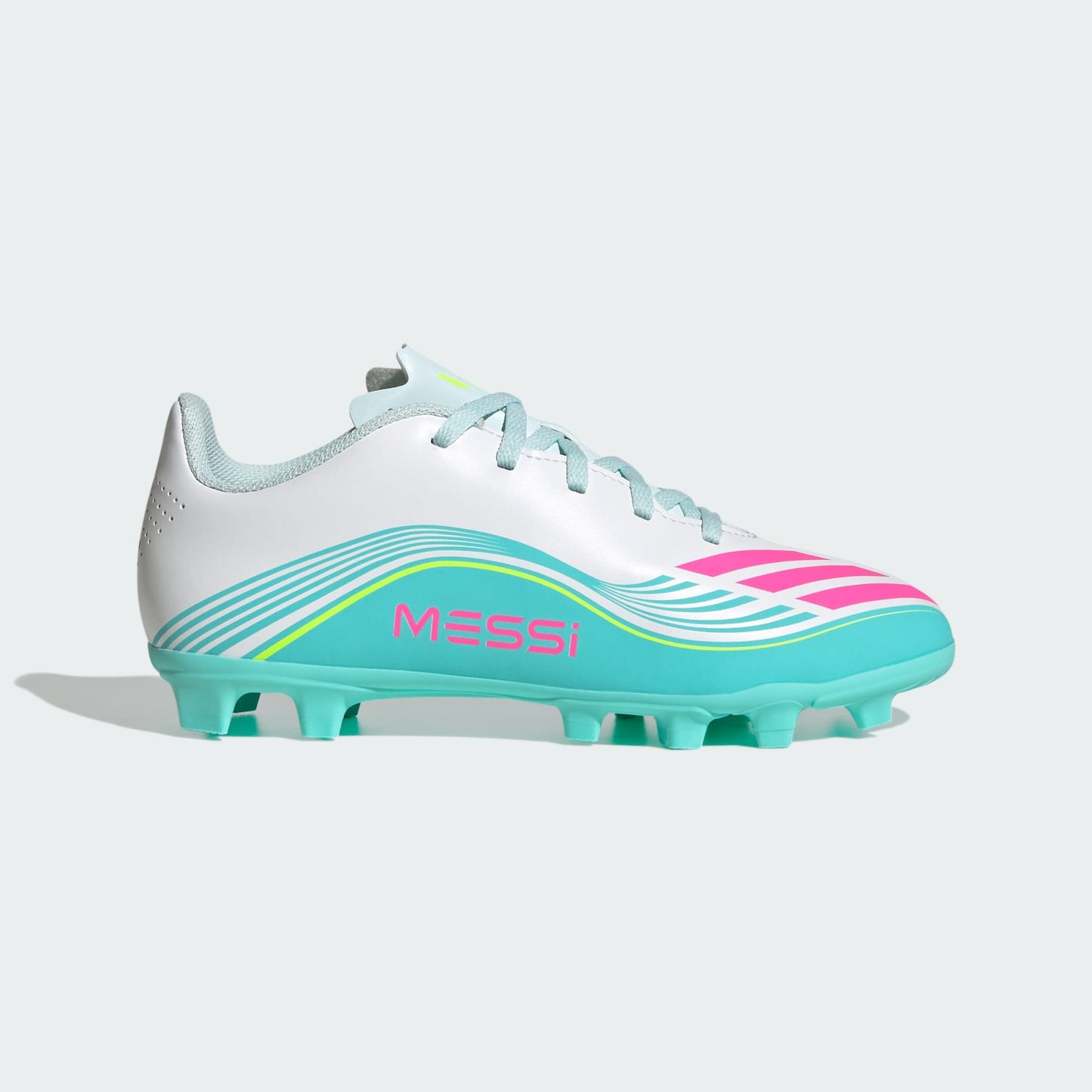 Zapatillas Futbol F50 Messi Club Adidas Turqueza
