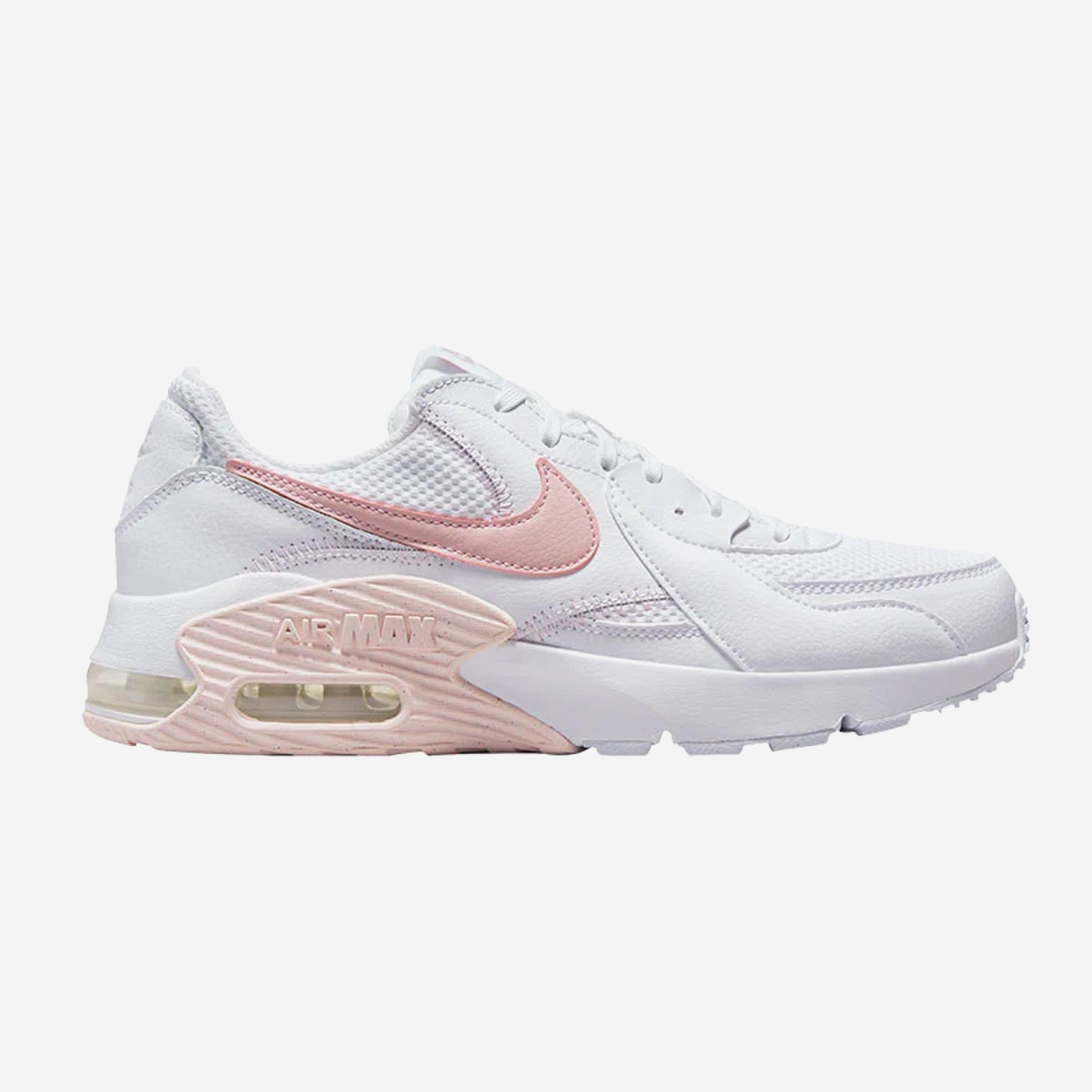 Nike blancas con rosado best sale