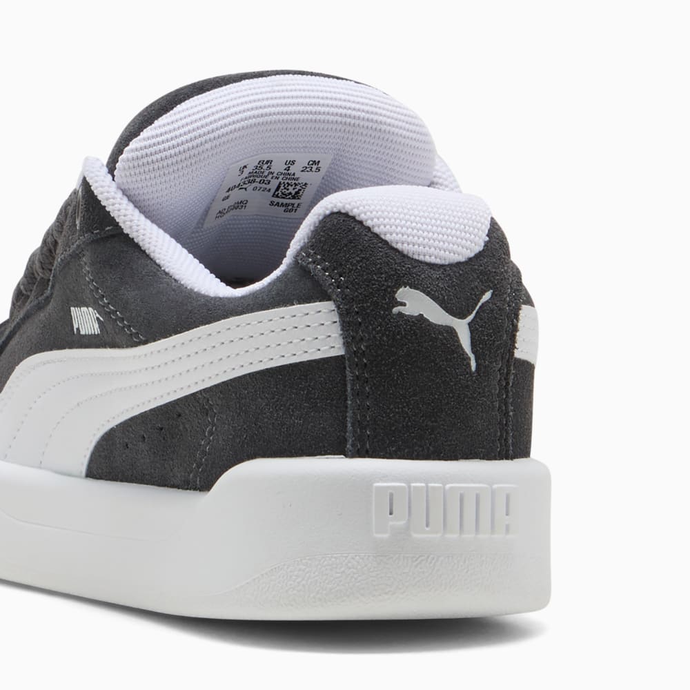 Zapatillas Puma Park Lifestyle Easy Gamuza juvenil Gris