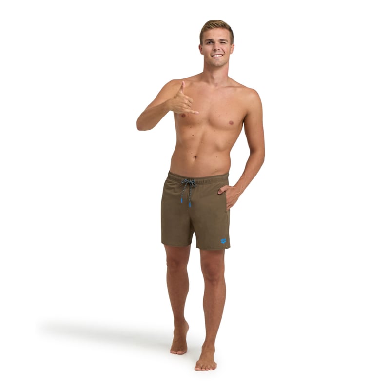 Traje De Baño Arena Pro File Beach Boxer Cafe