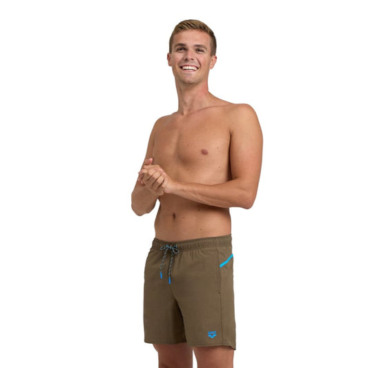 Traje De Baño Arena Pro File Beach Boxer Cafe